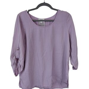 Everly Lavender Blouse